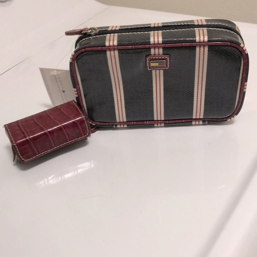 NWT TOMMY HILFIGER Travel Jewelry & Lipstick Case